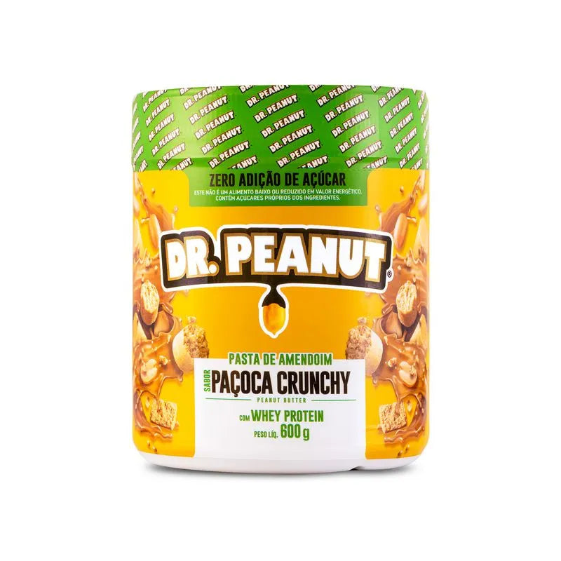 Pasta de amendoim sabor Paçoca Crunchy 600G