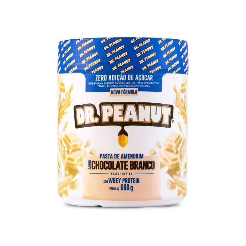 Pasta de Amendoim Dr Peanut Sabor Chocolate Branco 600G