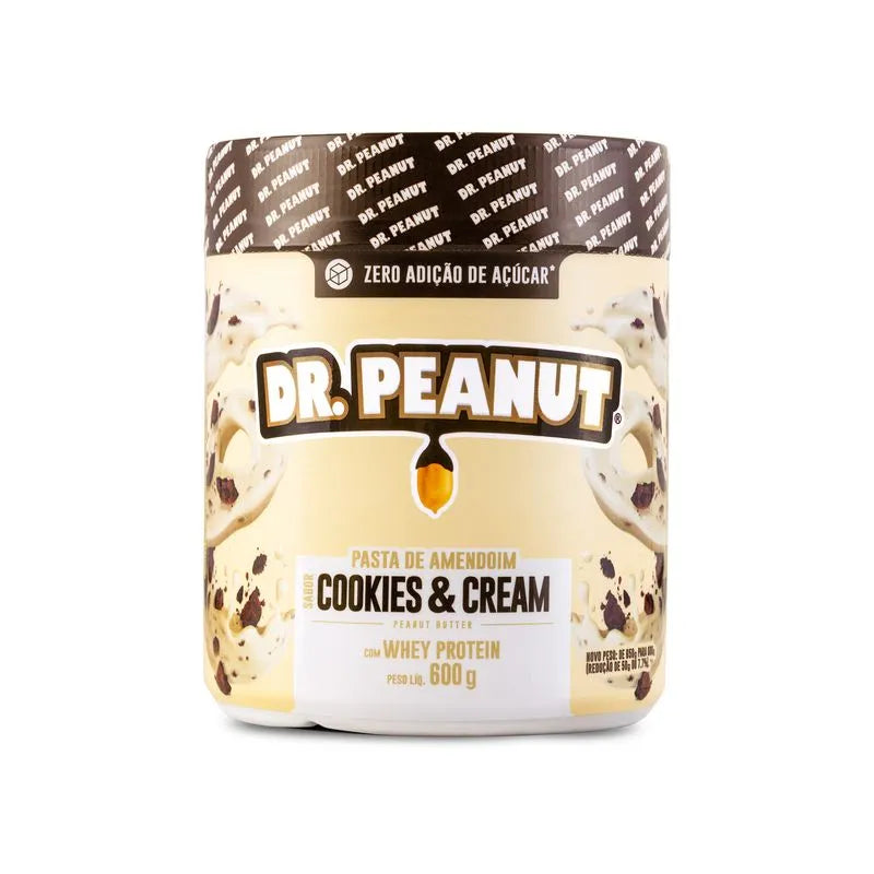 Pasta de Amendoim Dr Peanut Sabor Cookies & Cream 600G