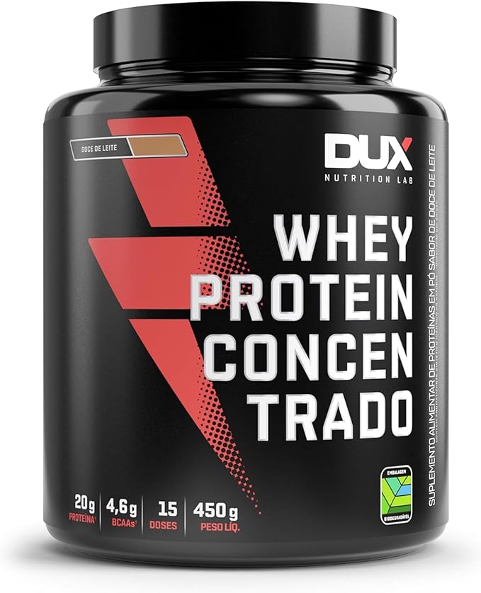Dux Concentrated Whey Protein: Dulce de Leche (450g)
