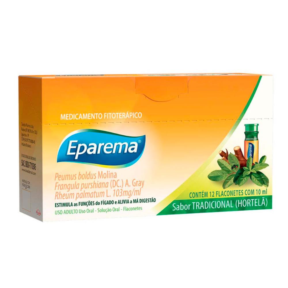 Eparema Sabor Hortelã 12 flaconetes x 10ml