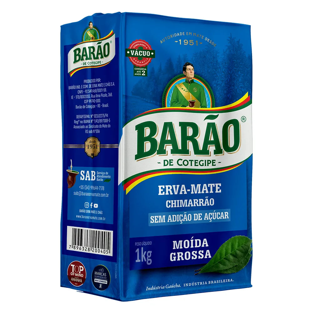 Barão Yerba Mate Chimarrão Unsweetened 1kg
