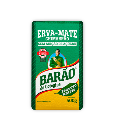 Erva Mate Chimarrão Barão Nativa a Vácuo (500g)