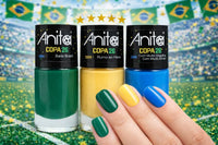 Kit 3 Esmaltes Anita Coleção Copa Do Mundo 2026 Vai Brasil!!!!