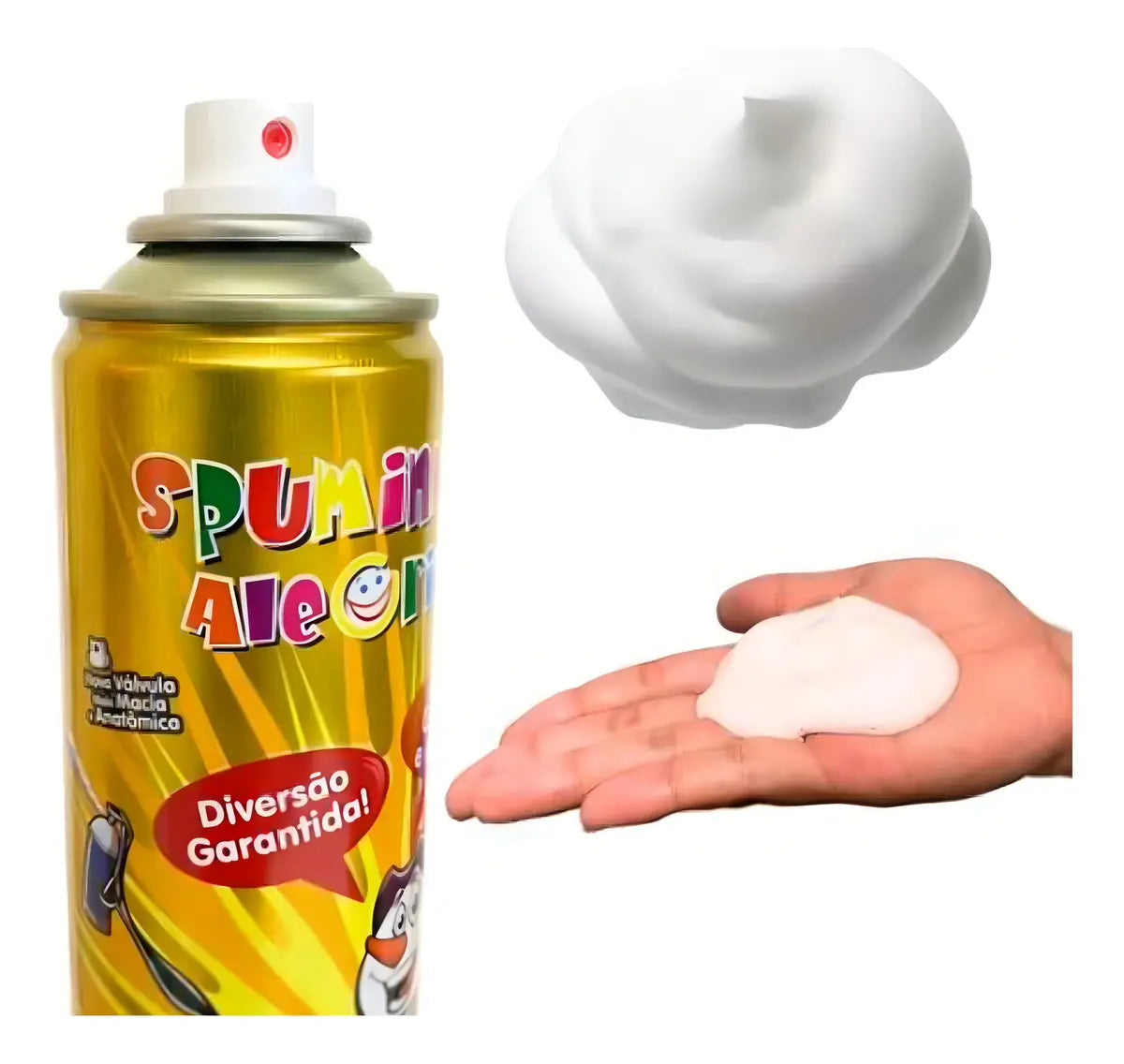 Spray Neve Artificial Espuma Espuminha Brincadeira Carnaval - Marca Importee