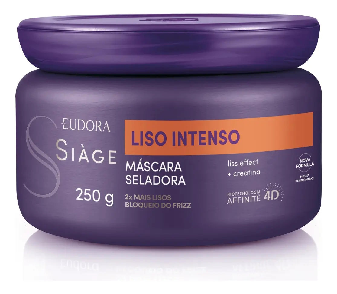 Máscara Capilar Seladora Liso Intenso Siàge Eudora 250g