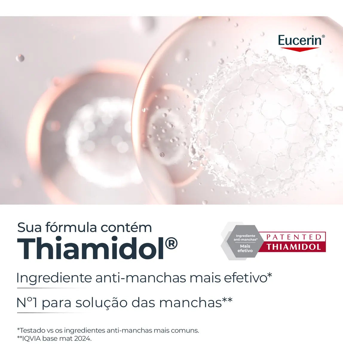 EUCERIN Protetor Solar Facial Antimanchas Cor Clara FPS 70 50ml, Pigment Control, Proteção UVA, UVB e Luz Visível, Thiamidol