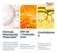 EUCERIN Protetor Solar Facial Antimanchas Cor Clara FPS 70 50ml, Pigment Control, Proteção UVA, UVB e Luz Visível, Thiamidol