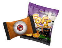 Marshmallow Olho Recheado Halloween Baunilha E Morango 250g