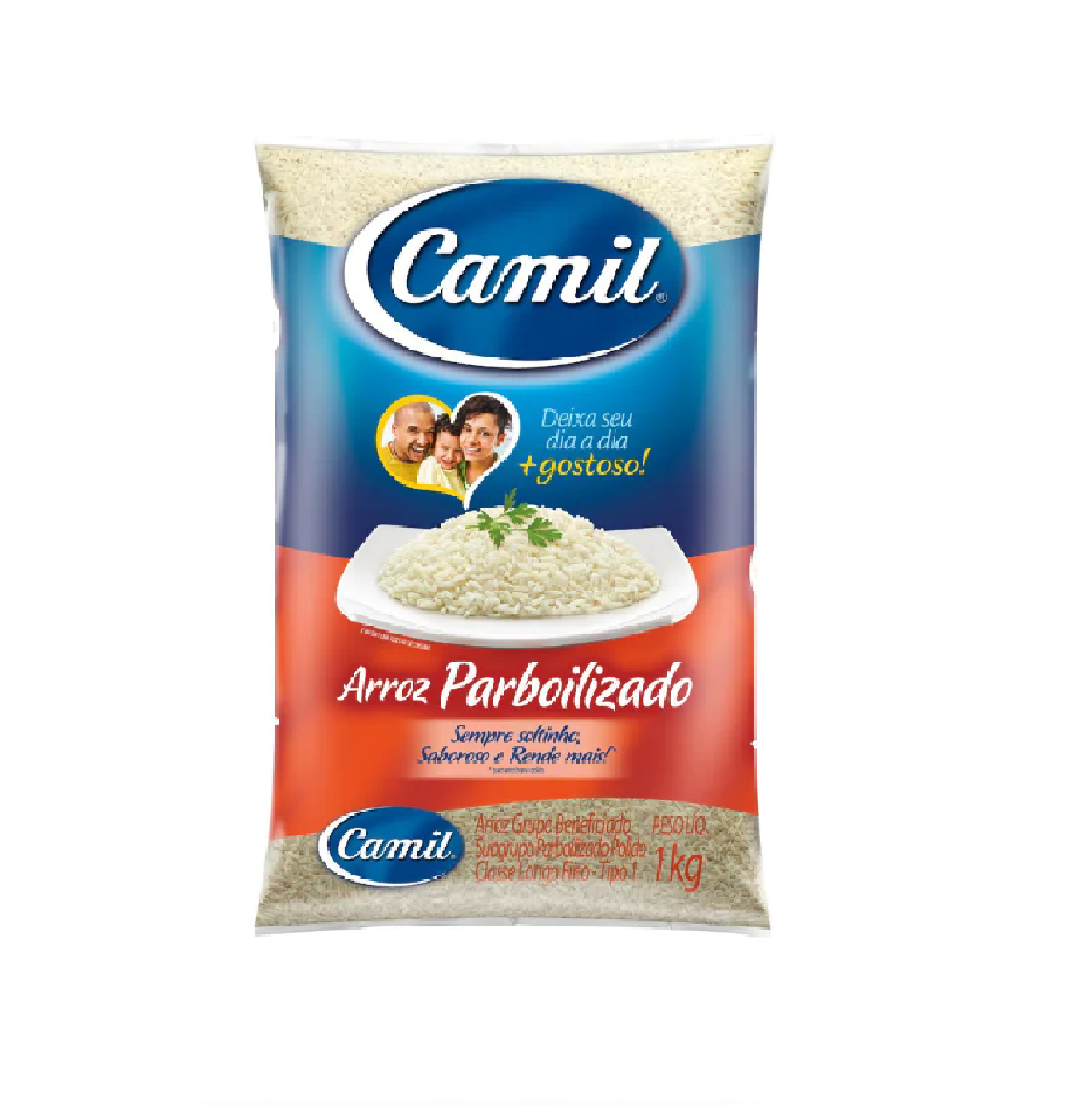 Camil Parboiled Rice T.1 1Kg – Brasil Eu Quero