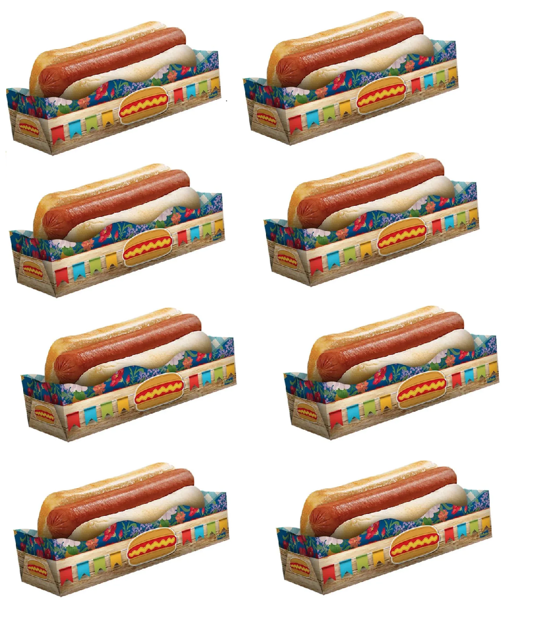 Caixa Hot Dog Festa Junina 8 Un.