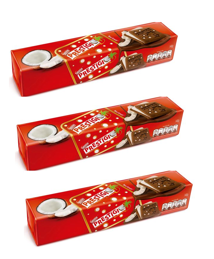Nestlé Prestigio Stuffed Biscuits 3 x 140g