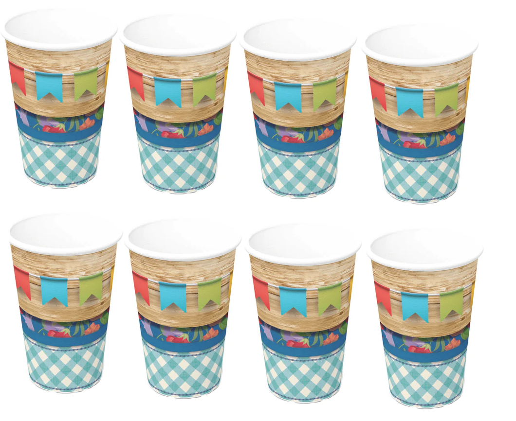200ml Paper Cup Festa Junina 8 cups