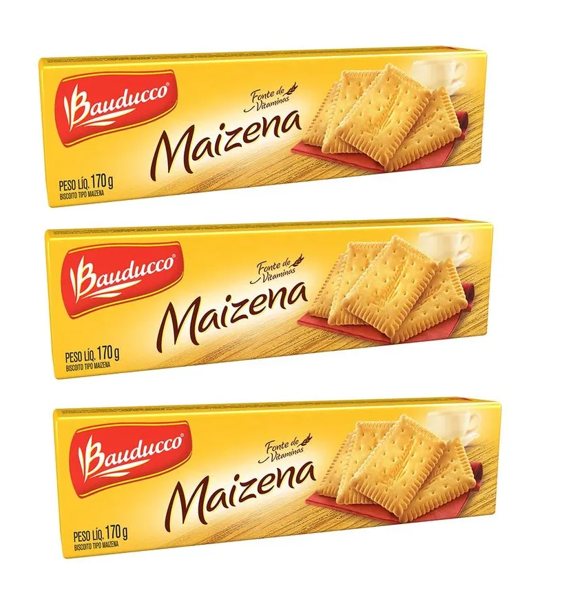 Biscuit Maizena Bauducco 4 x 170g