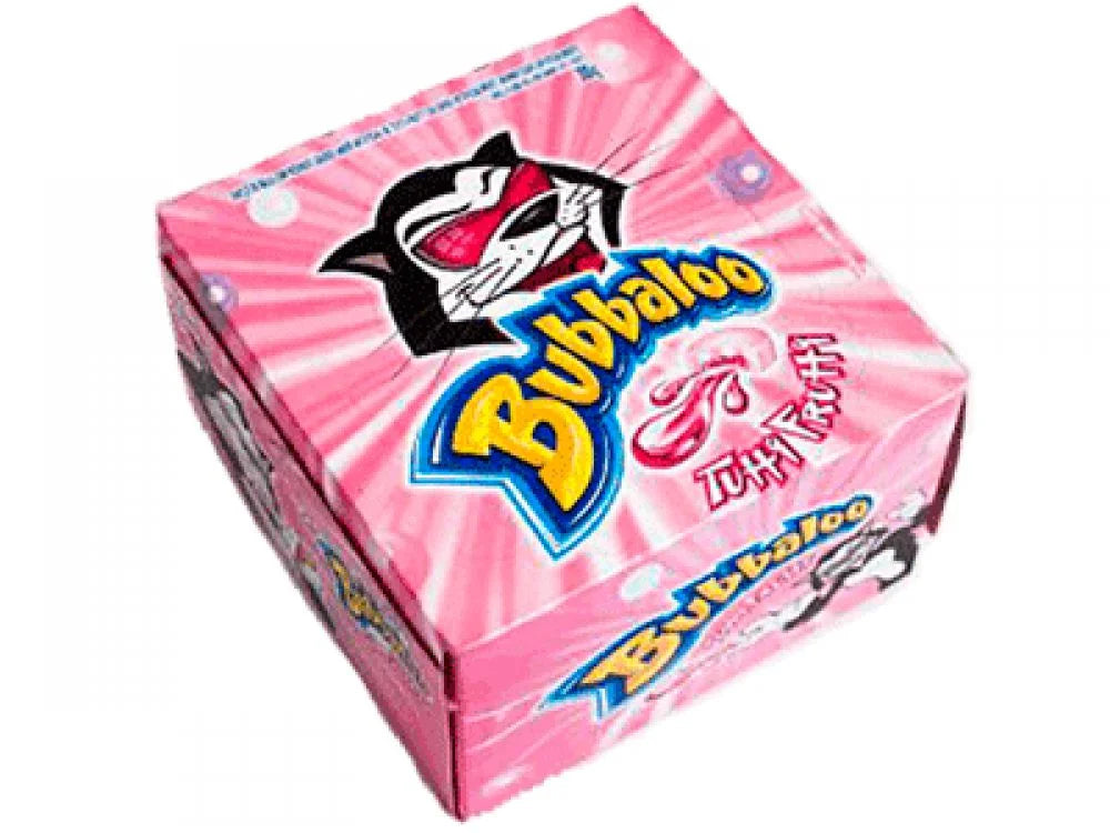 Bubbaloo Tutti-Frutti Chewing Gum Box 60 Units 300g