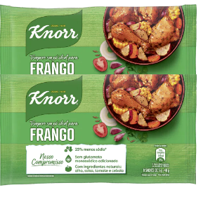 Tempero Knorr Ideal Para Frango 2 x 40 Gr.