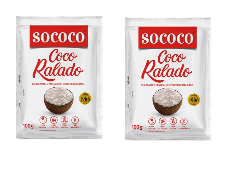 Grated Coconut Sococo Pure 2 x 100g
