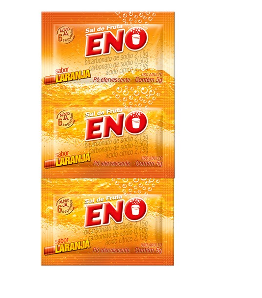 Sal de Fruta Eno Sabor Laranja 5g (3x2 Unidades)