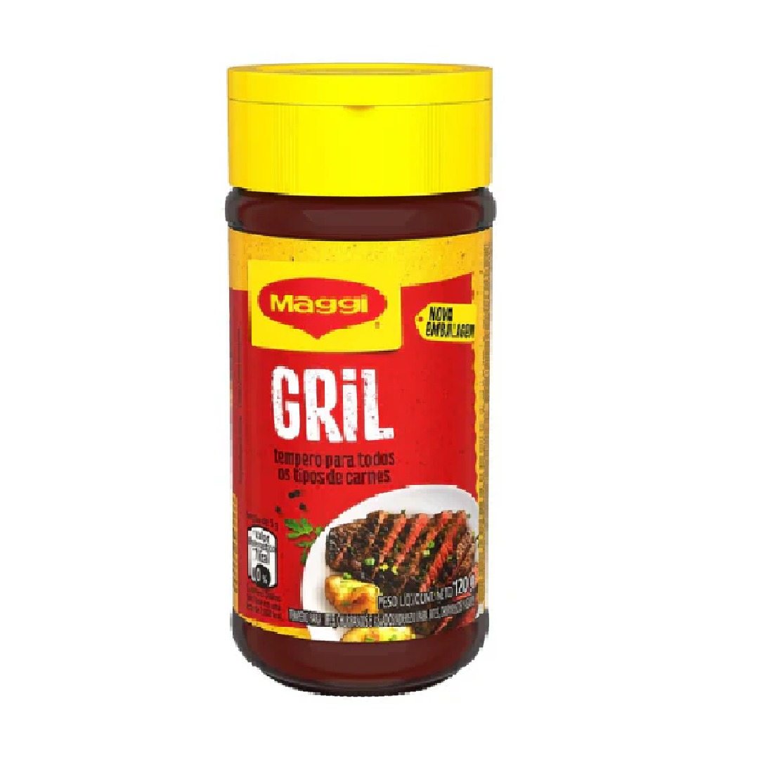Maggi Gril Tempero em Pó para Todos os Tipos de Carne (120g)