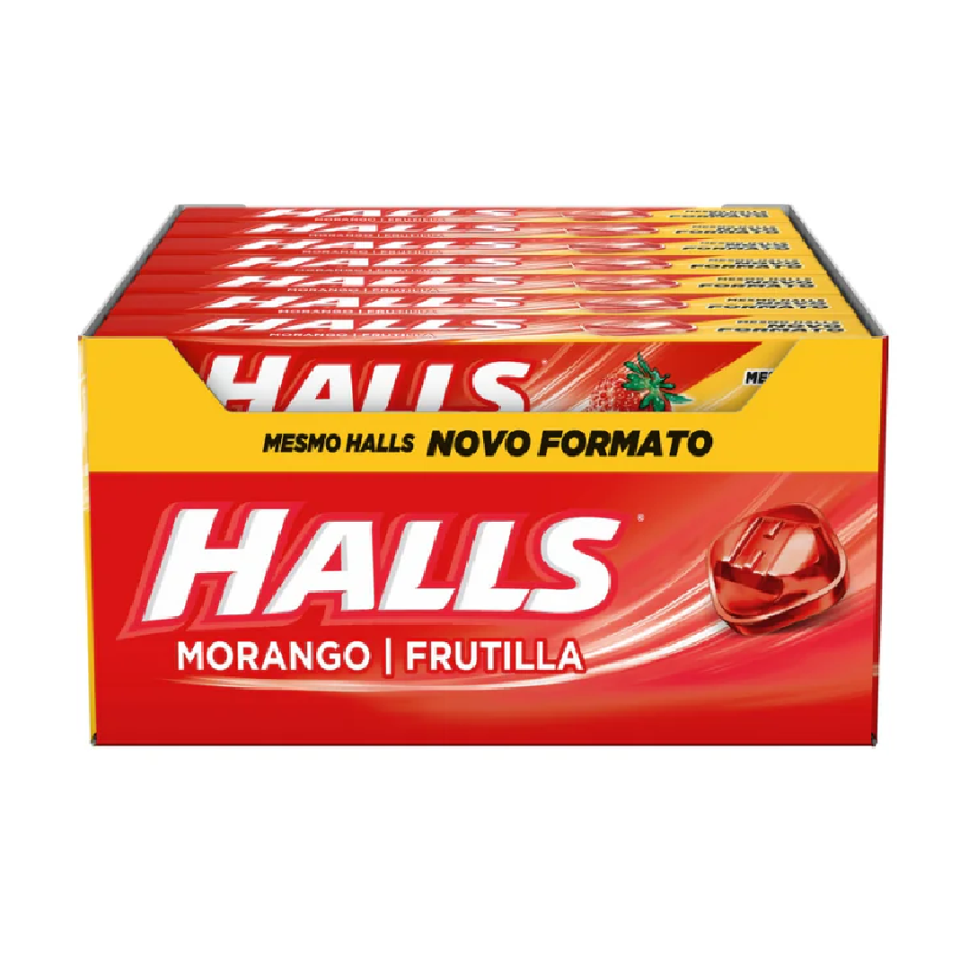 Halls Drops Strawberry Box 21 x 28g 588g