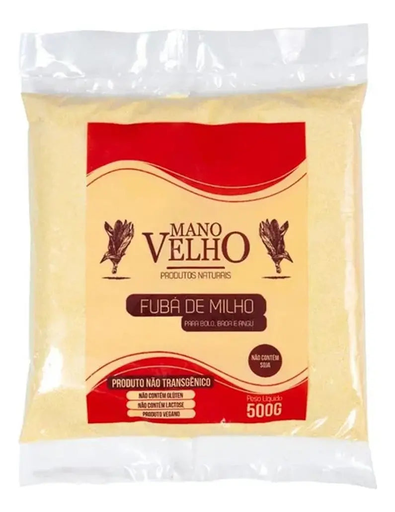 Fubá De Milho Natural Mano Velho (500g)