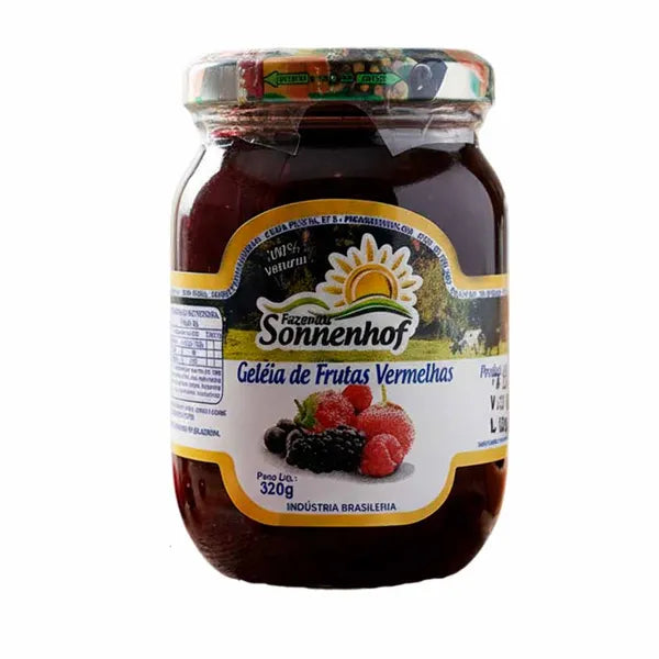 Geleia de Frutas Vermelhas Fazenda Sonnenhof 320g