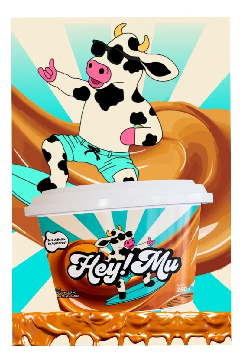 Hey! Mu Doce de Leite Zero Açúcar Original (250g)