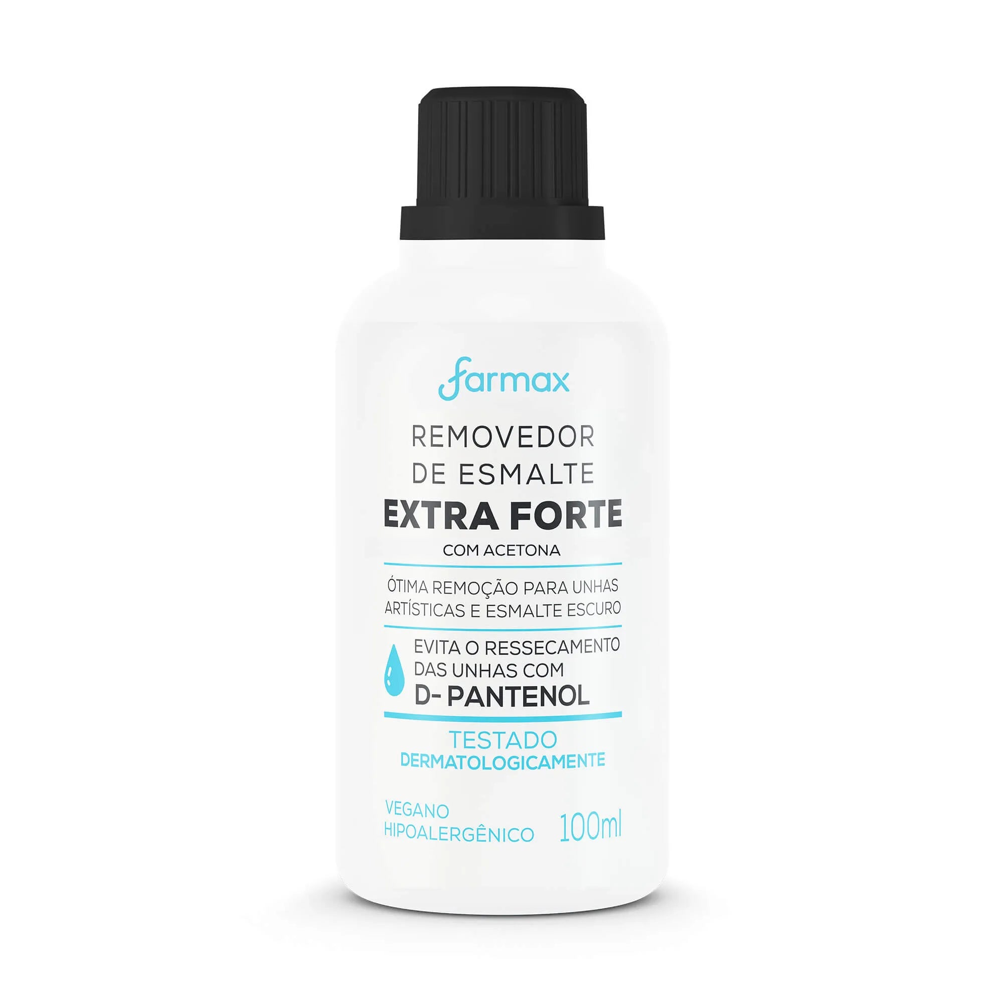 Farmax Acetona Removedor de Esmalte - Extra Forte com D Pantenol (100ml)