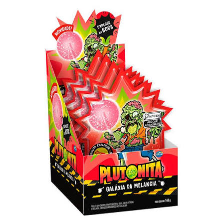Arcor Pirulito Explosivo Plutonita Caixa (165g)
