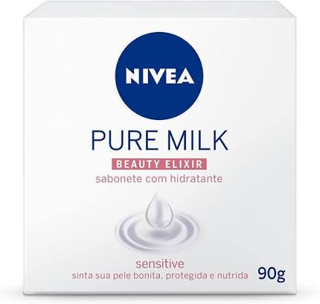 Nivea Pure Milk Sensitive Sabonete em Barra (90g)