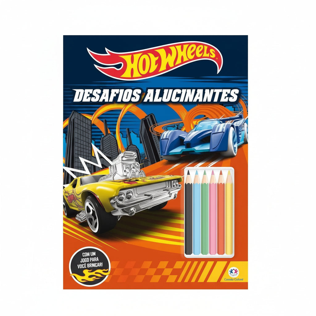 Livro Hot Wheels - Desafios Alucinantes 118g