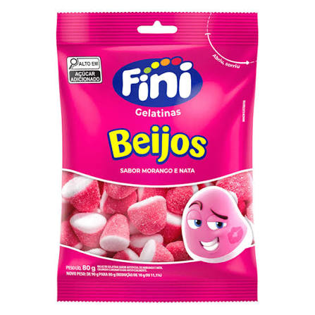 Fini Beijos de Morango (80g)