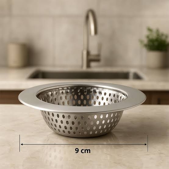Ralo de Pia Inox 9cm de Diâmetro  40g