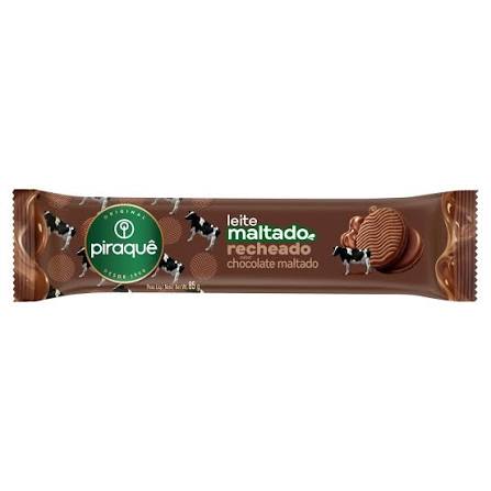 Piraquê Biscoito Recheado Chocolate Maltado (3x76g)