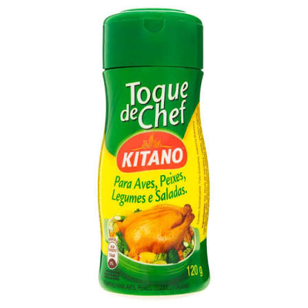 Kitano Tempero Toque de Chef para Aves, Peixes, Legumes (120g)