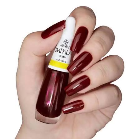 Impala Esmalte Cremoso: Vinho (7,5ml)