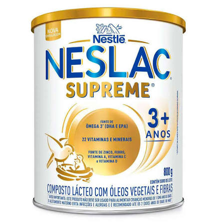 Nestlé Neslac Supreme Composto Lácteo Fase 3+ Anos (800g)
