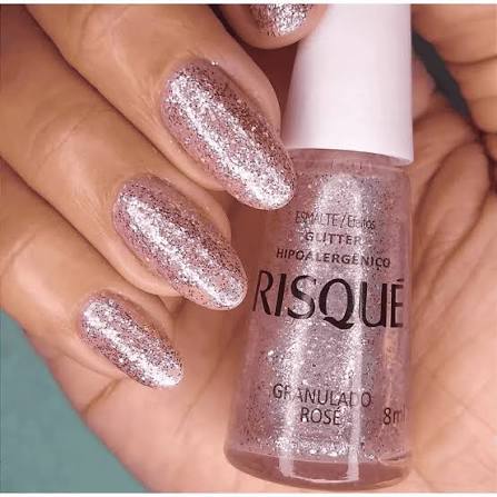 Risqué Esmalte Granulado Rosé (8ml)