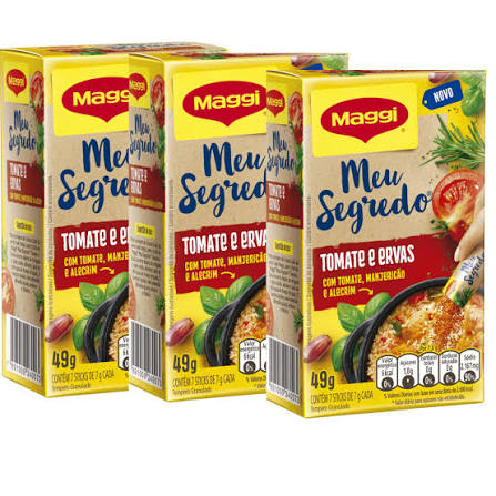 Maggi Tempero Meu Segredo: Tomate e Ervas (3x49g)Oferta! 30% Off Val 01/10
