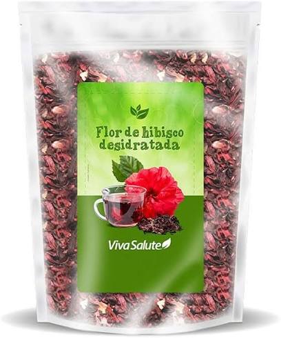 Flor De Hibisco Desidratada Para Chá Viva Salute 100g