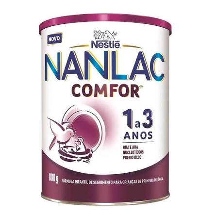 Nestlé Nanlac Comfor 1 a 3 anos (800g)