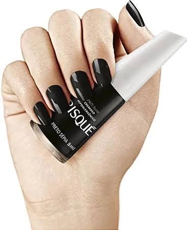 Risqué Esmalte Cremoso: Preto Sépia (8ml)