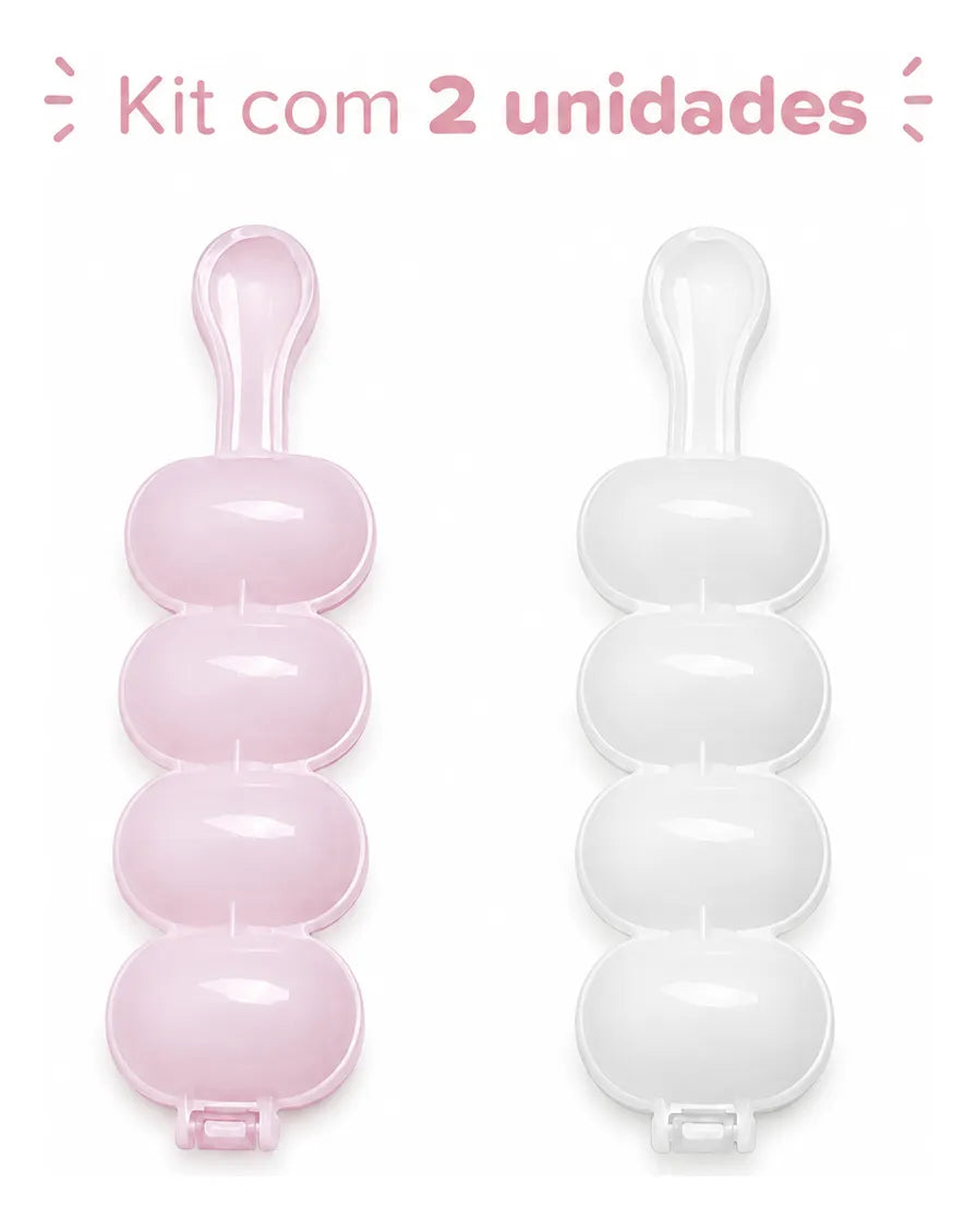 Kit 2 Boleadores Enrolador De Brigadeiro 4 Cavidade 15g