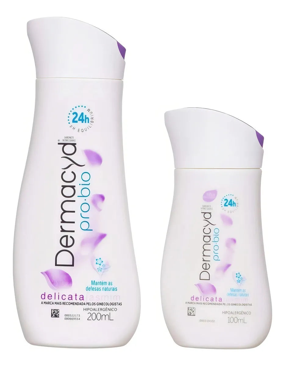 Kit Sabonete Líquido Íntimo Delicata Jasmim Dermacyd