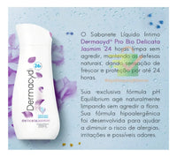 Kit Sabonete Líquido Íntimo Delicata Jasmim Dermacyd