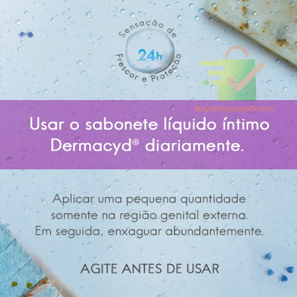Kit Sabonete Líquido Íntimo Delicata Jasmim Dermacyd