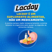 Lacday Enzima Digestiva Lactase  mastigáveis