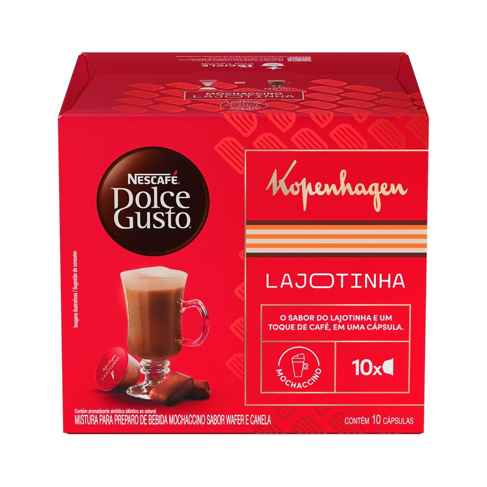 Dolce Gusto Kopenhagen Lajotinha 10 Cápsulas