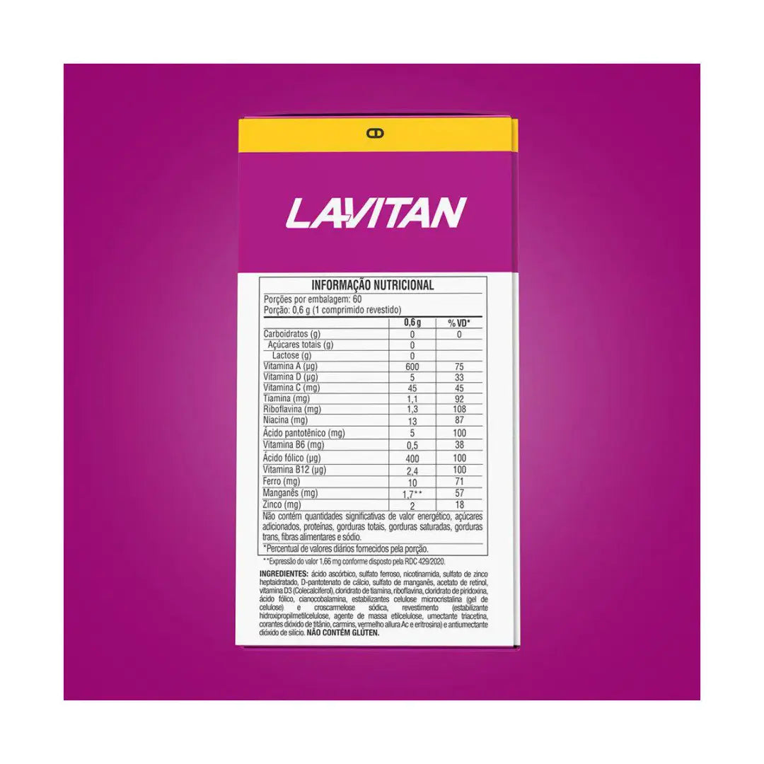 Lavitan A-Z Mulher 60 comprimidos