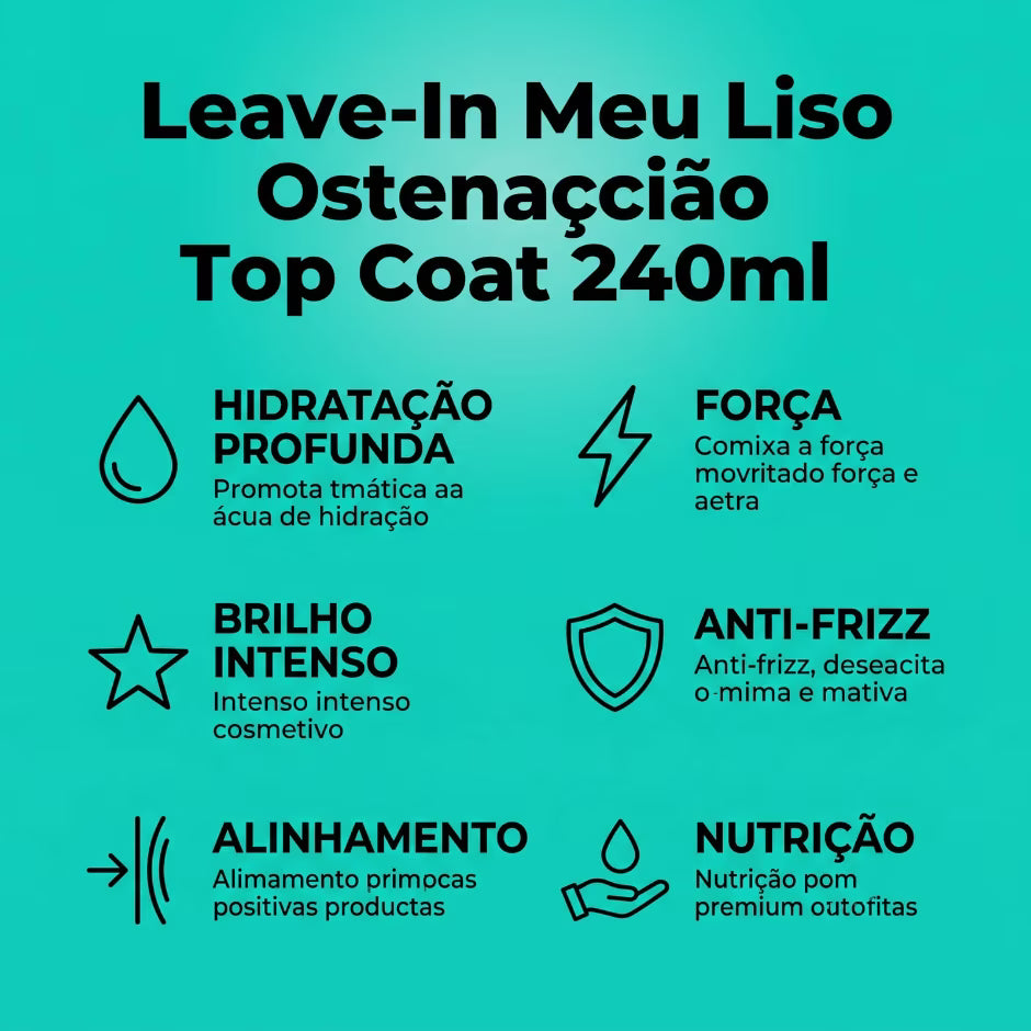 TopCoat Leave-in primer Selagem Máxima 240ml